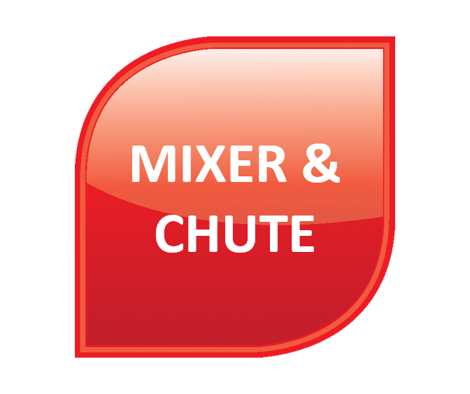 Asphalt / Roadstone / Tarmac - Mixer and Chute
