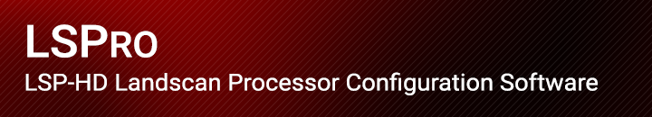 LSPro (LSP-HD Landscan Processor Configuration Software)